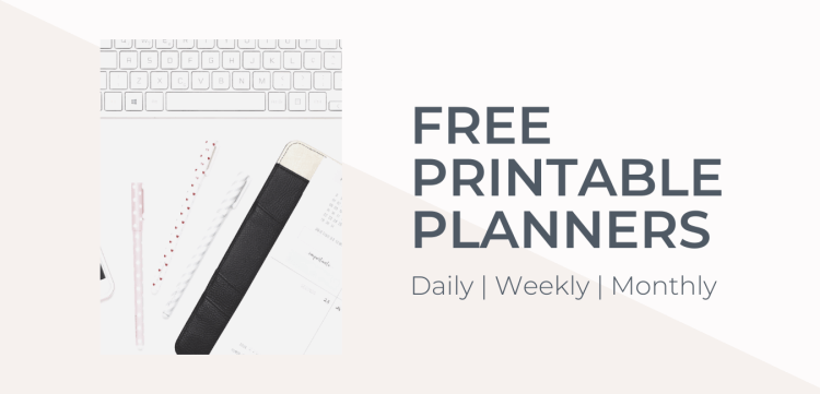 FREE PRINTABLE PLANNERS